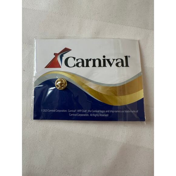 Carnival Cruise Line 2024 VIFP Club Gold Commemorative Pin - Picture 3 of 3